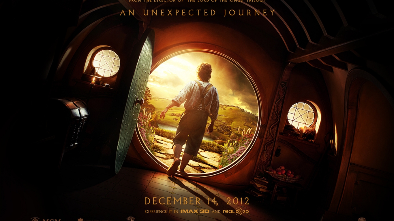 The Hobbit 2012 Movie for 1366 x 768 HDTV resolution