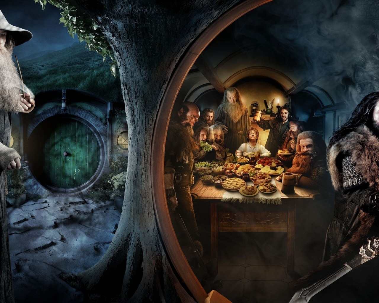 The Hobbit an Unexpected Journey 2012 for 1280 x 1024 resolution