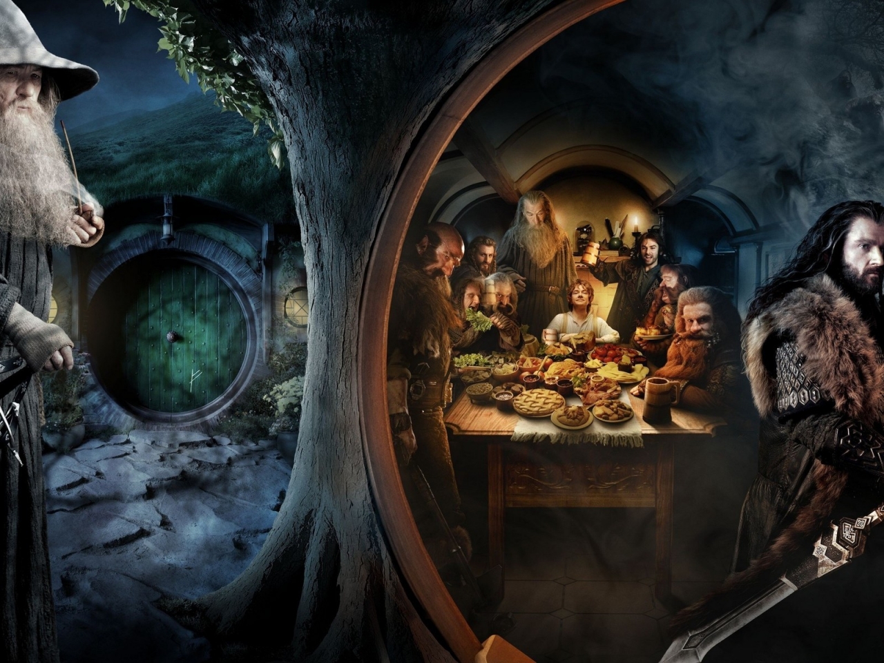 The Hobbit an Unexpected Journey 2012 for 1280 x 960 resolution