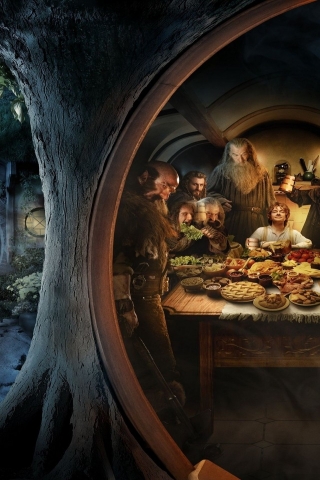 The Hobbit an Unexpected Journey 2012 for 320 x 480 iPhone resolution