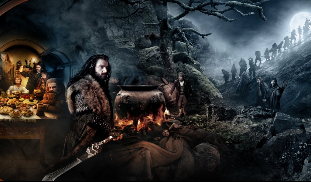 The Hobbit Cool for 1024 x 600 widescreen resolution