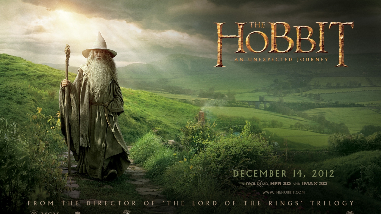 The Hobbit Gandalf for 1280 x 720 HDTV 720p resolution