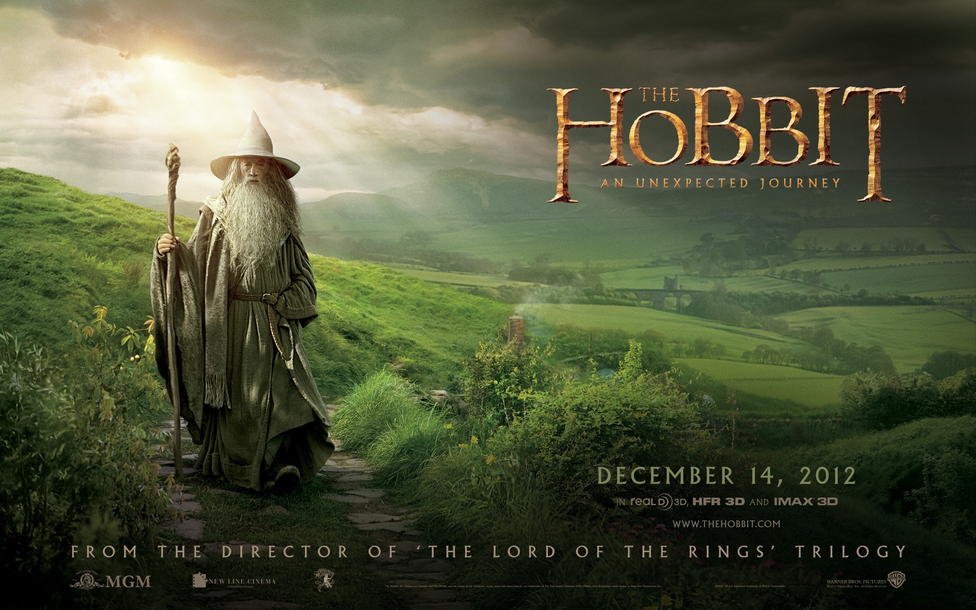 The Hobbit Gandalf for 1920 x 1200 widescreen resolution