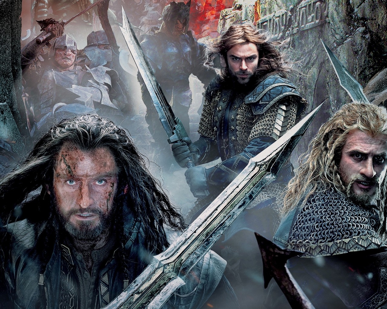 The Hobbit The Battle of the Five Armies Poster for 1280 x 1024 resolution
