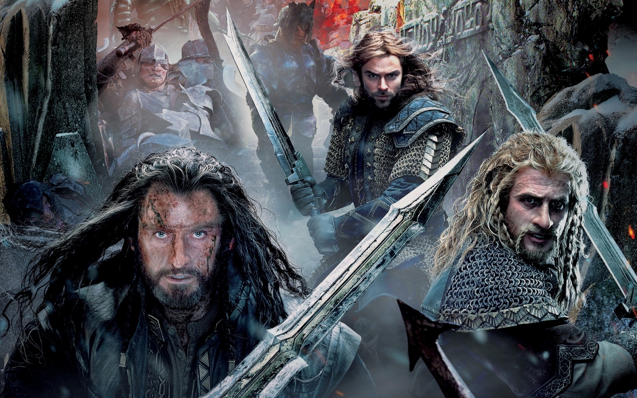 The Hobbit The Battle of the Five Armies Poster for 1280 x 800 widescreen resolution