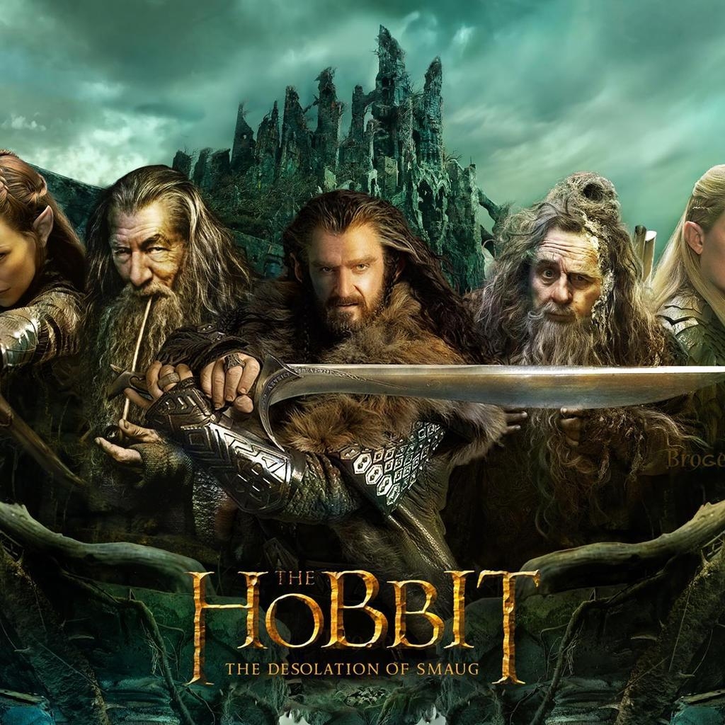  The Hobbit The Desolation of Smaug Poster for 1024 x 1024 iPad resolution