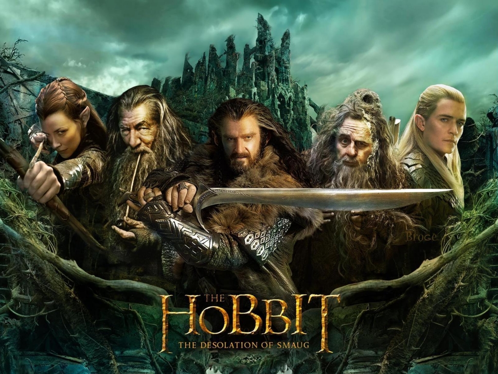  The Hobbit The Desolation of Smaug Poster for 1024 x 768 resolution