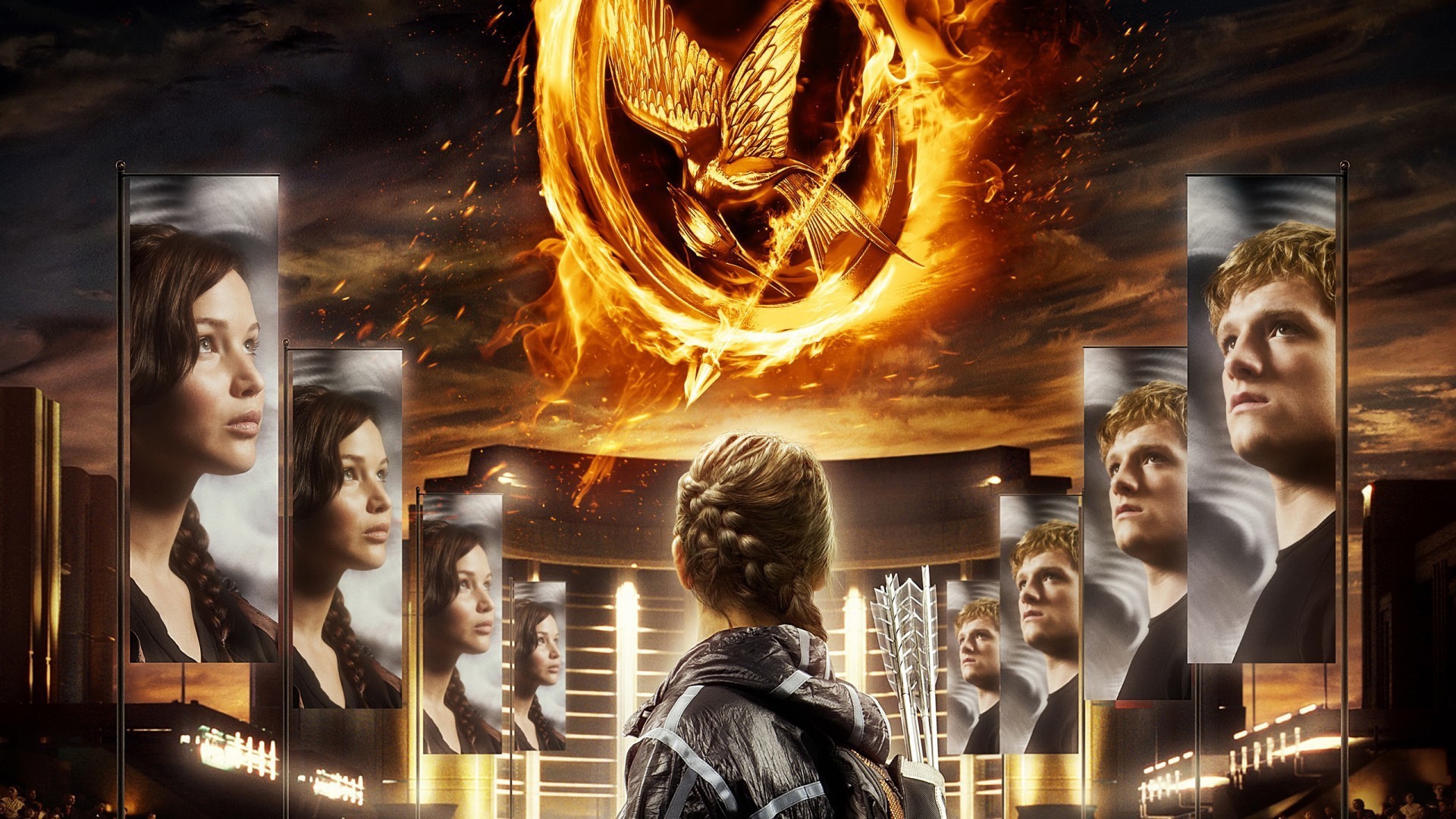 The Hunger Games Poster for 1920 x 1080 HDTV 1080p resolution