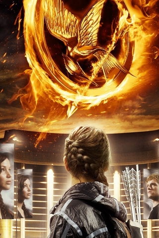 The Hunger Games Poster for 320 x 480 iPhone resolution