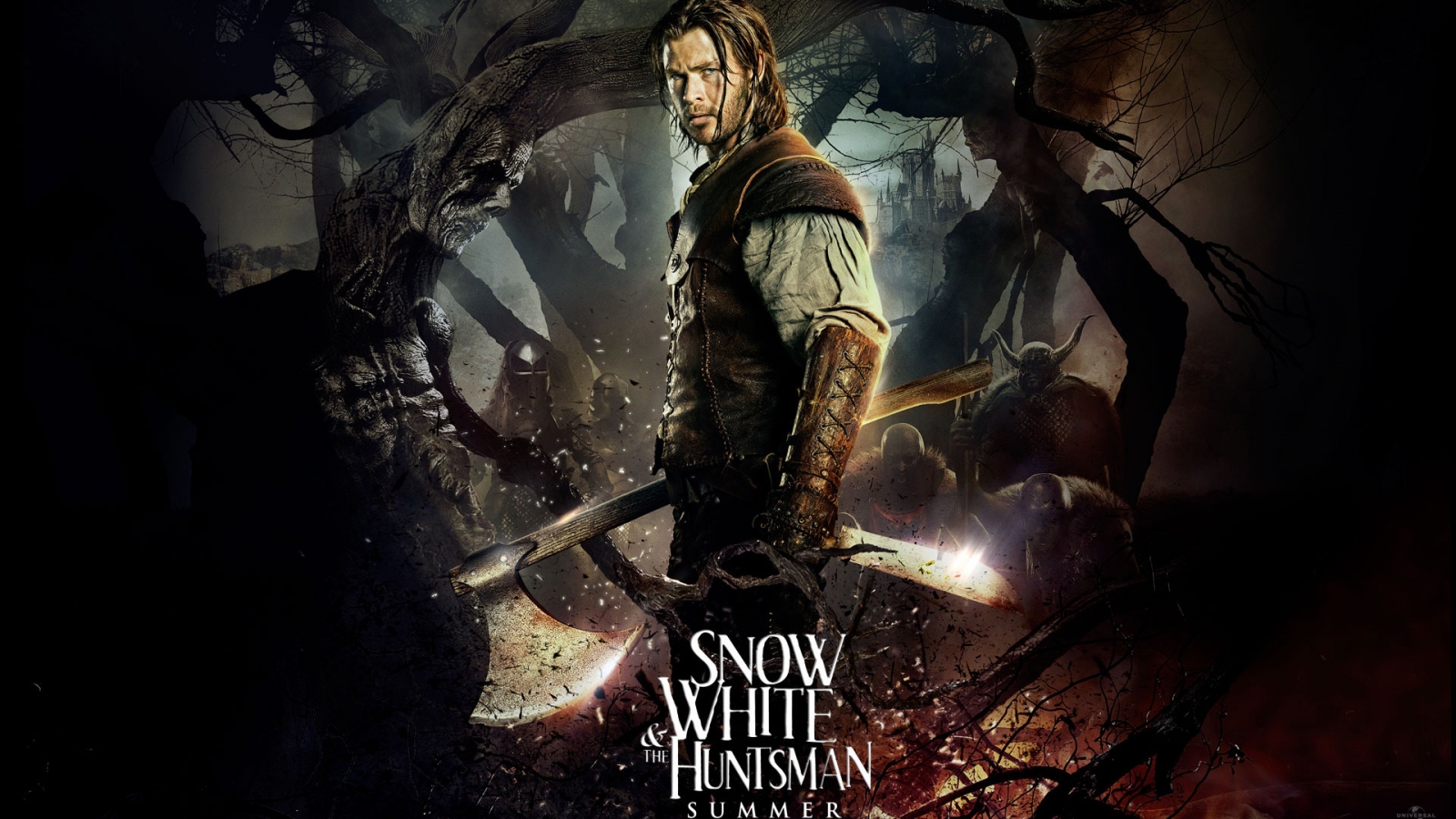 The Huntsman in Snow White Movie 2012 for 1600 x 900 HDTV resolution