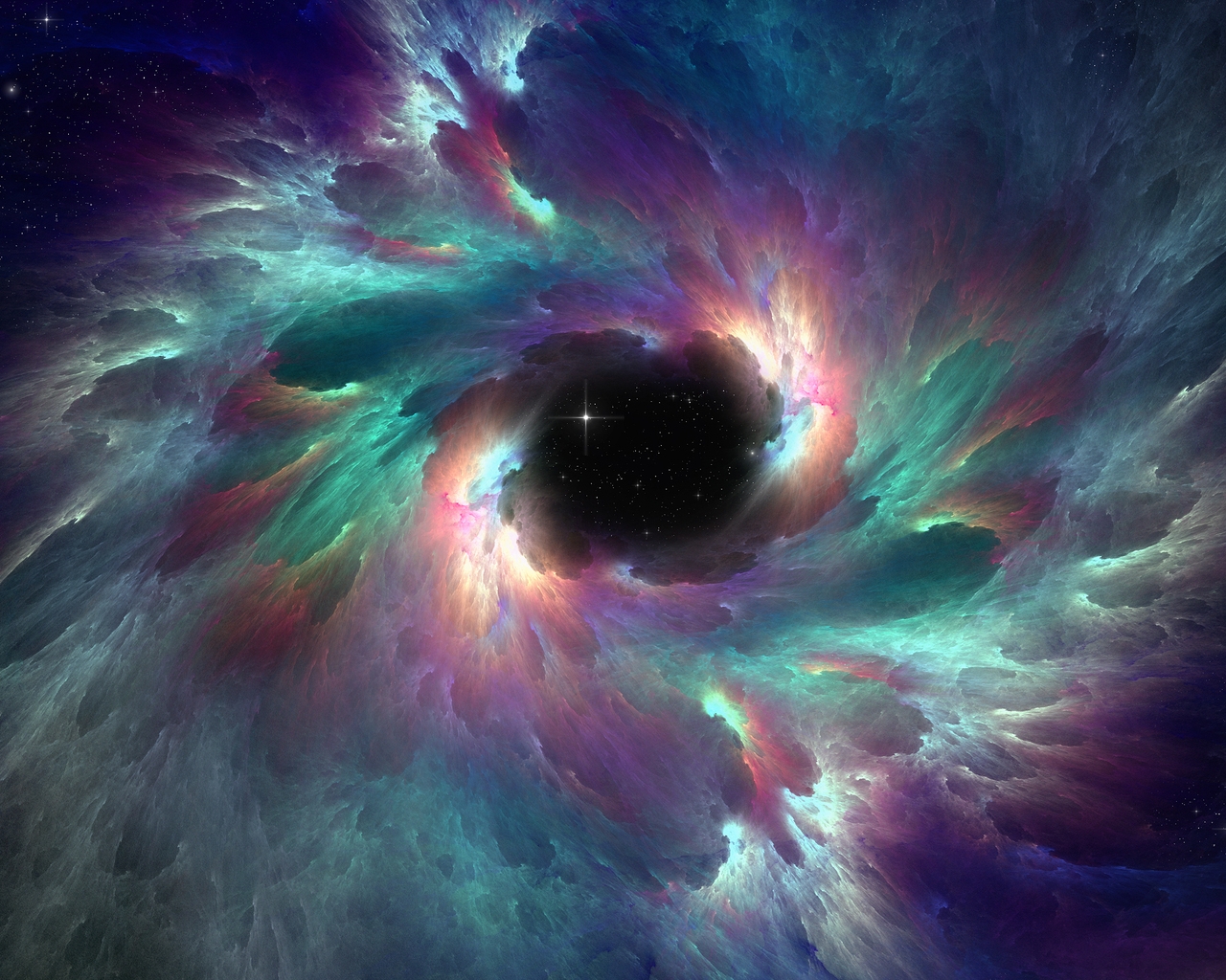 The Iridescent Nebula for 1280 x 1024 resolution
