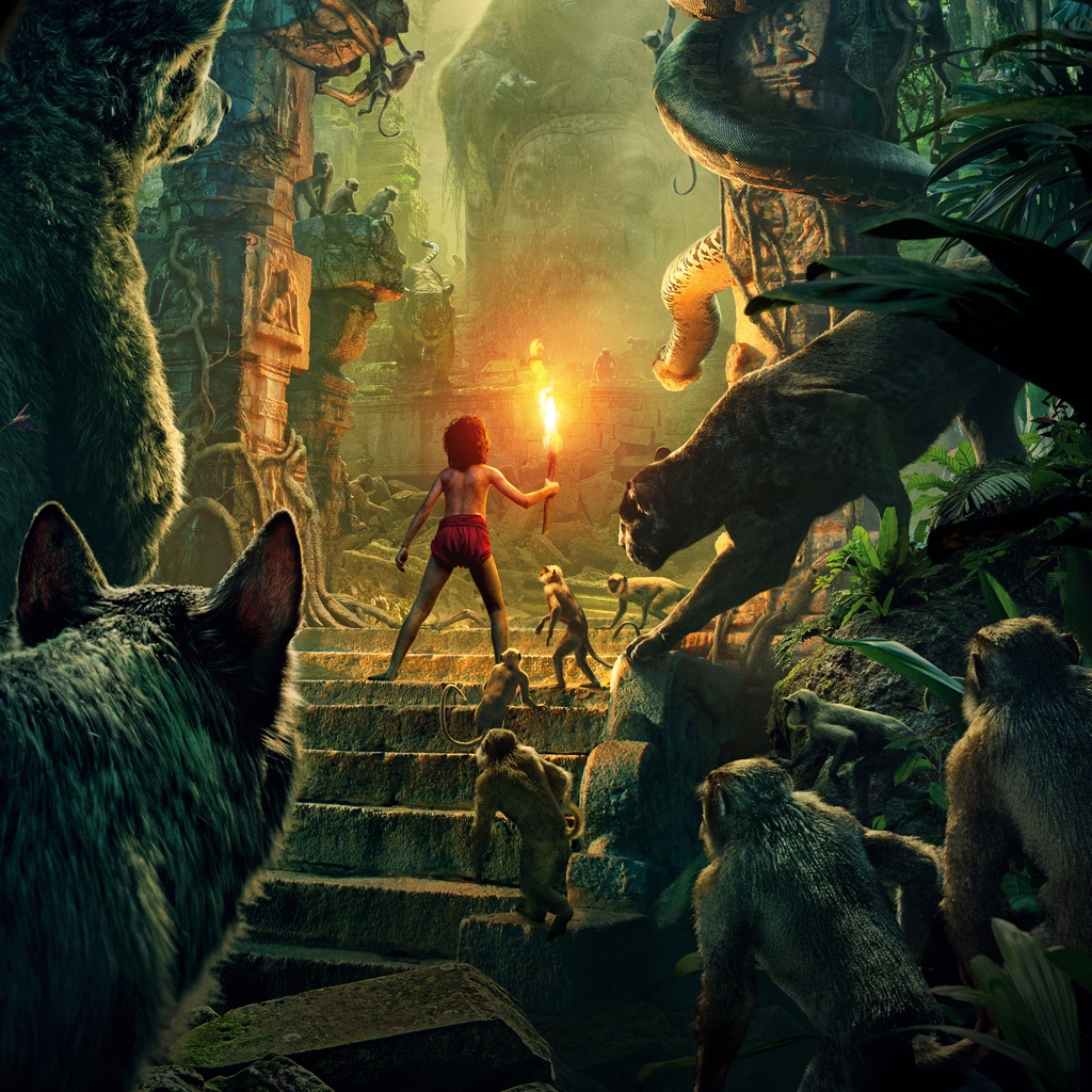 The Jungle Book 2016 for 1024 x 1024 iPad resolution