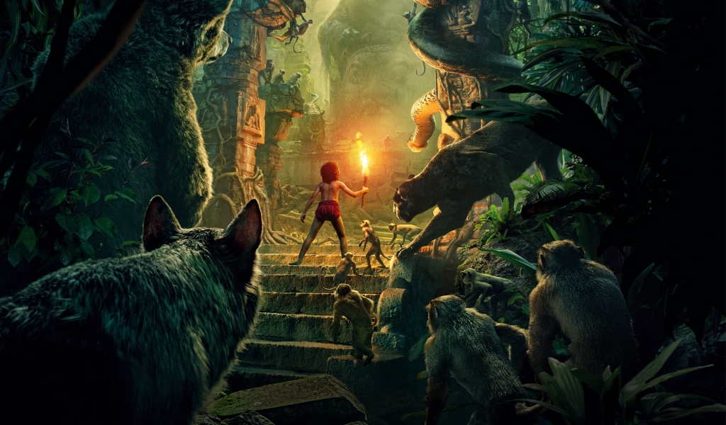 The Jungle Book 2016 for 1024 x 600 widescreen resolution