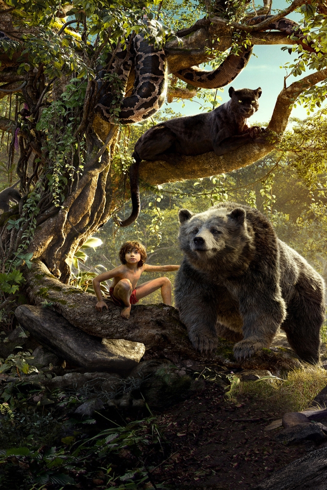 The Jungle Book 2016 Movie for 640 x 960 iPhone 4 resolution