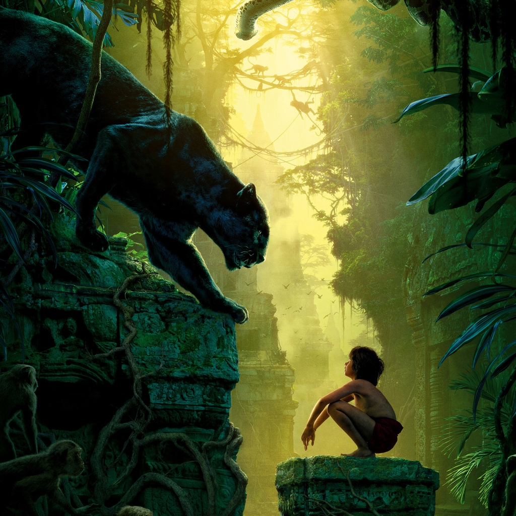 The Jungle Book Movie for 1024 x 1024 iPad resolution