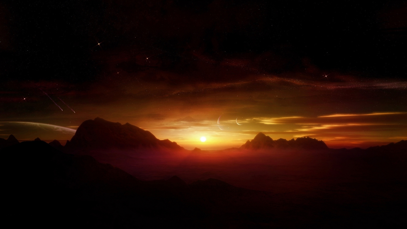 The Latest Sunset for 1366 x 768 HDTV resolution