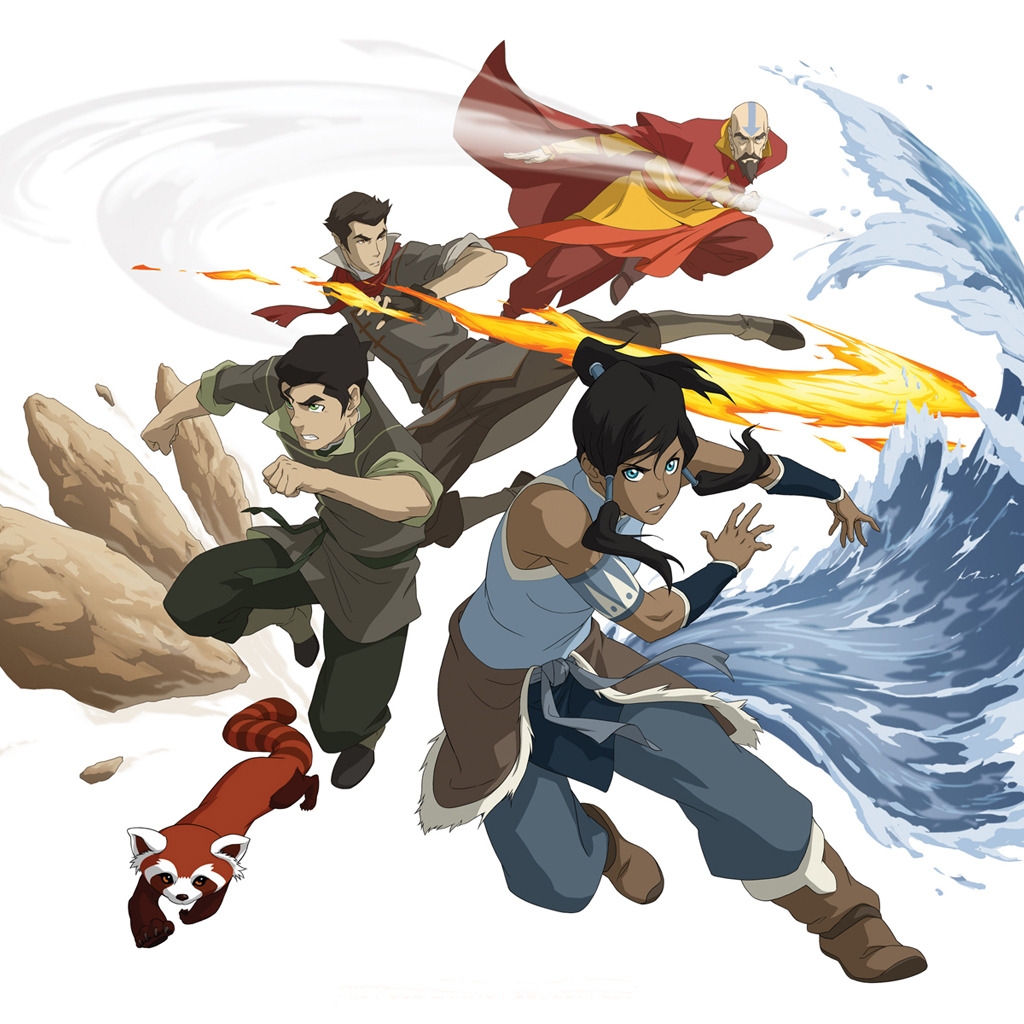 The Legend of Korra Animated for 1024 x 1024 iPad resolution