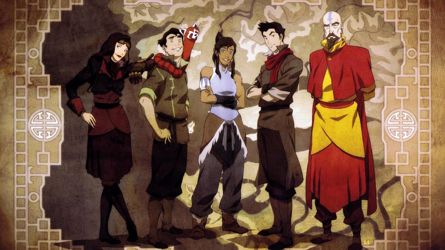 The Legend of Korra Poster for 1536 x 864 HDTV resolution