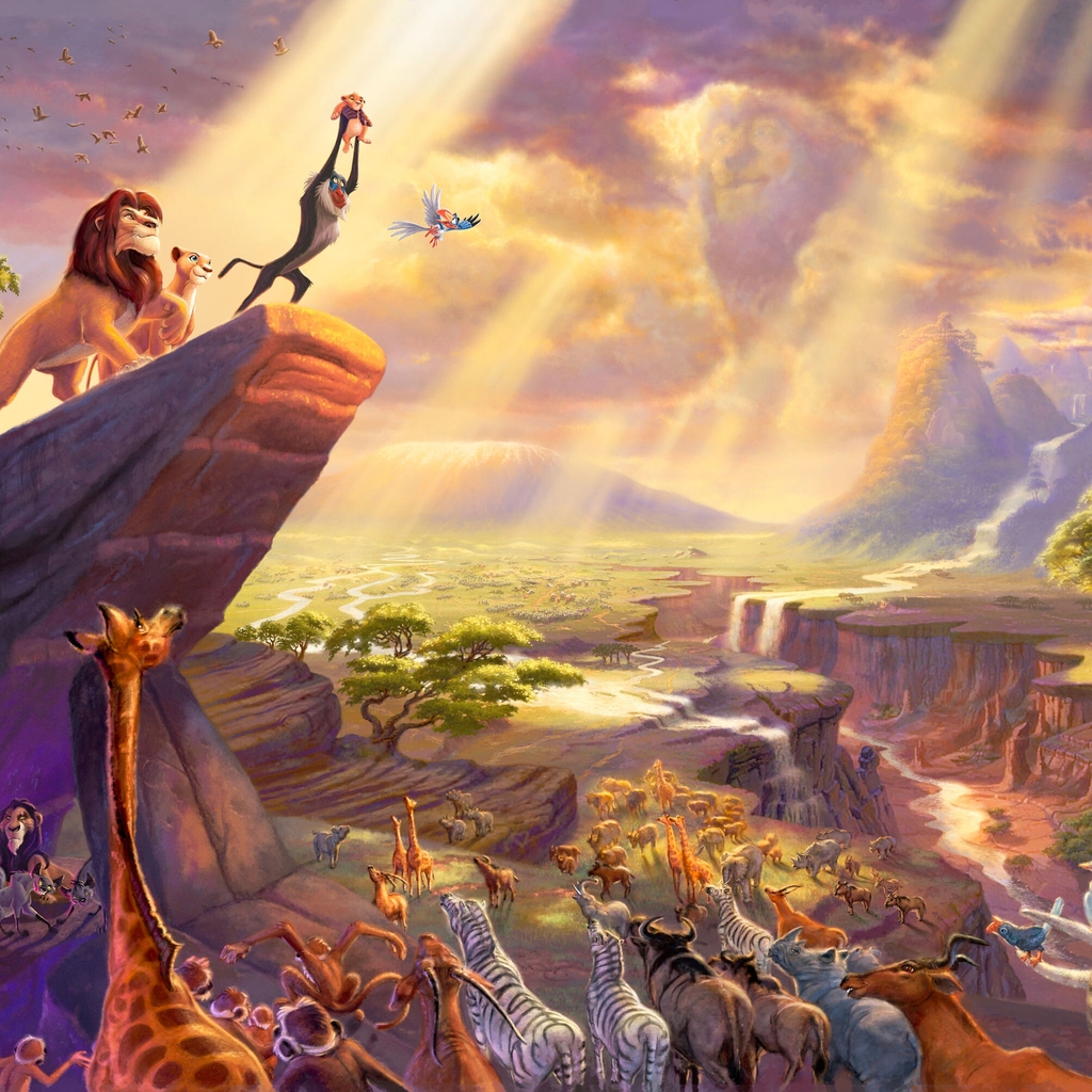 The Lion King for 1024 x 1024 iPad resolution