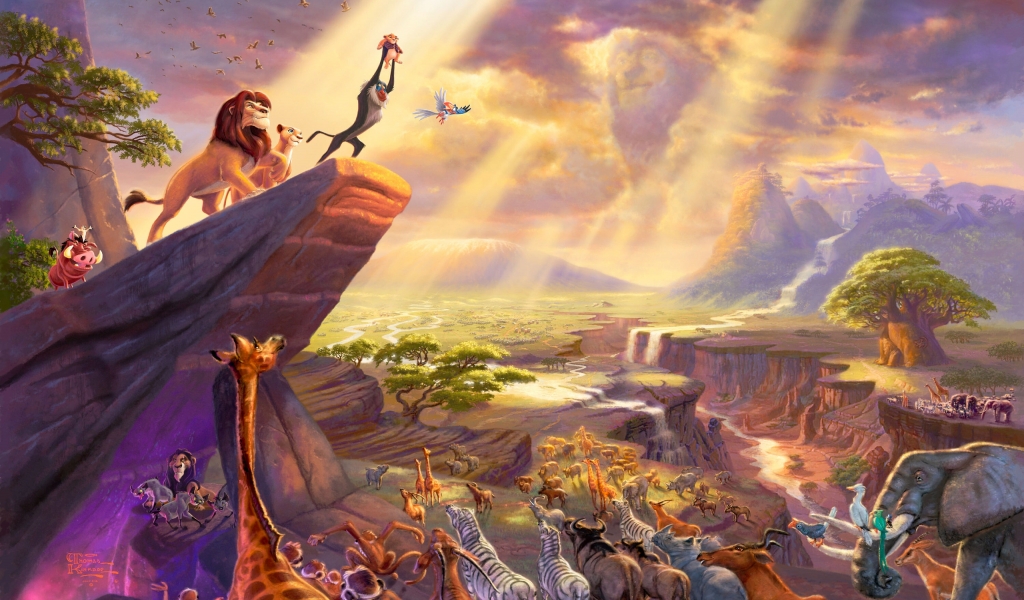 The Lion King for 1024 x 600 widescreen resolution