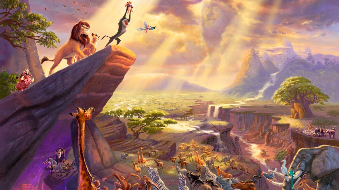 The Lion King for 1366 x 768 HDTV resolution