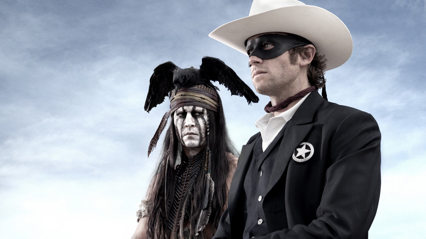 The Lone Ranger 2013 for 1366 x 768 HDTV resolution