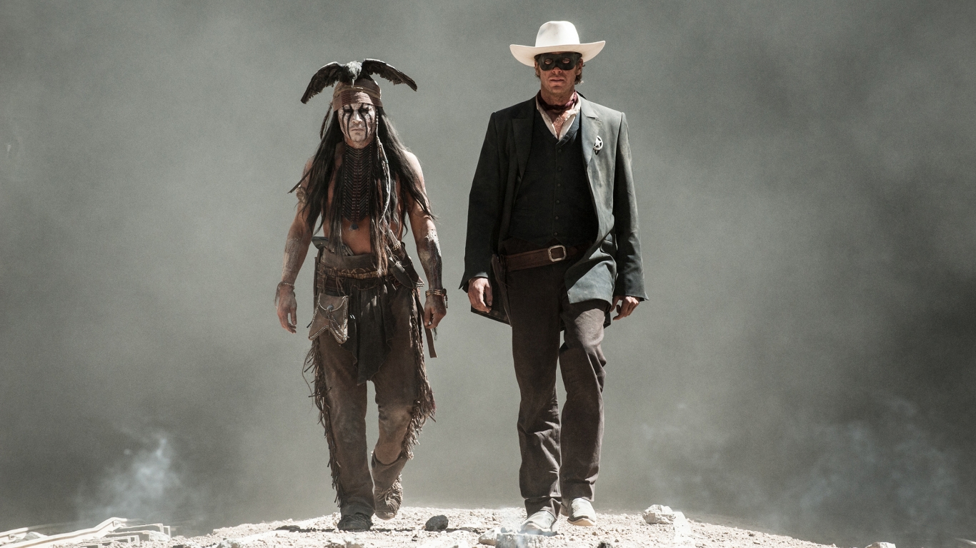 The Lone Ranger Movie for 1366 x 768 HDTV resolution