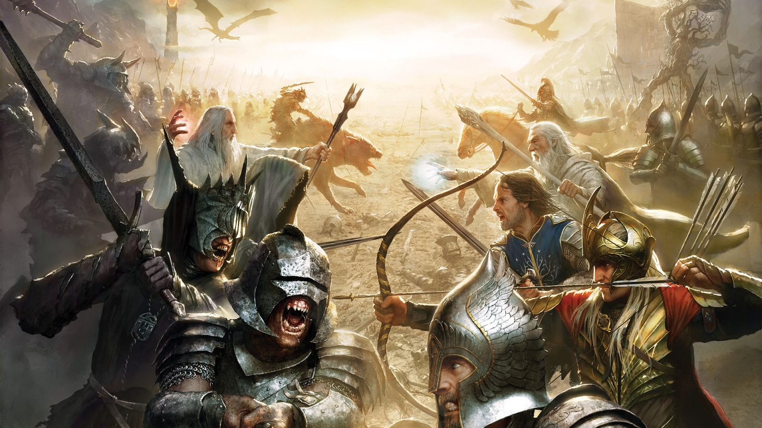The Lord of the Rings Conquest for 1536 x 864 HDTV resolution