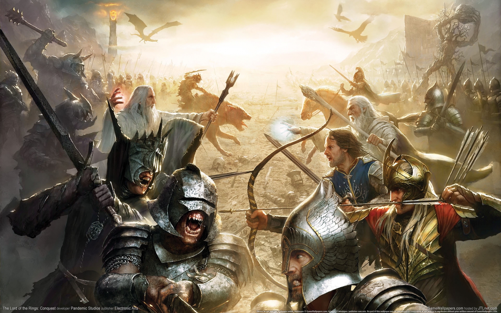 The Lord of the Rings Conquest for 1680 x 1050 widescreen resolution