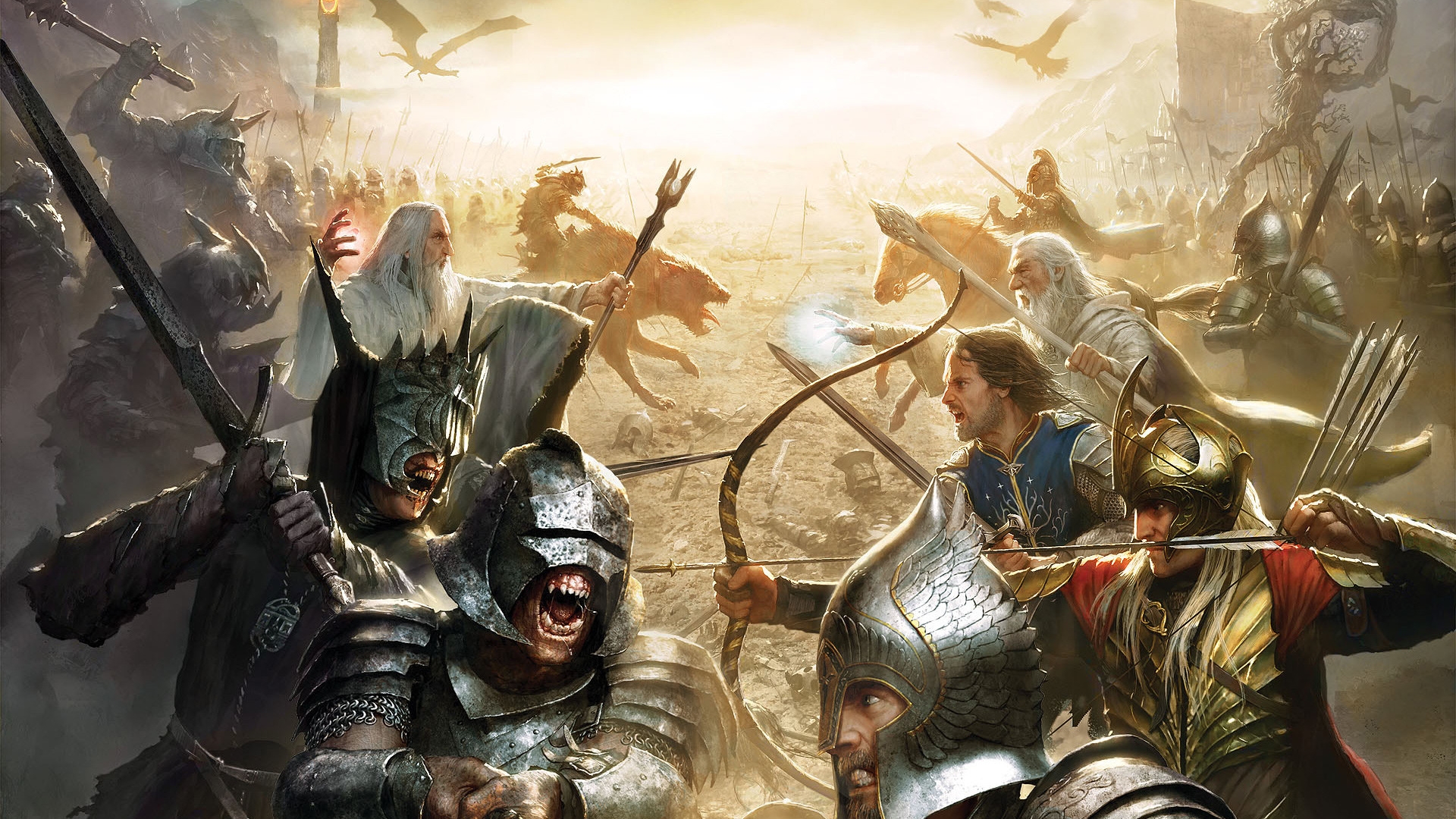 The Lord of the Rings Conquest for 1920 x 1080 HDTV 1080p resolution