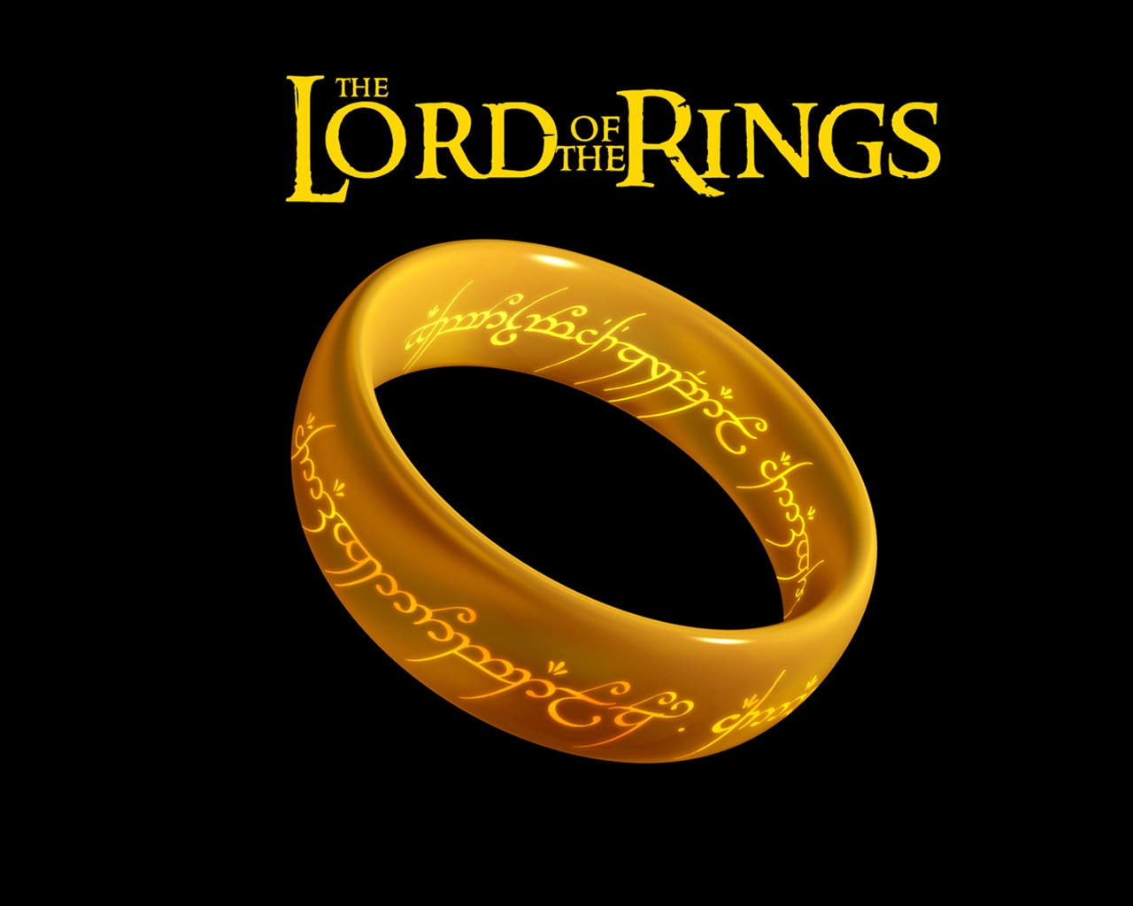 The Lord of the Rings Logo for 1280 x 1024 resolution