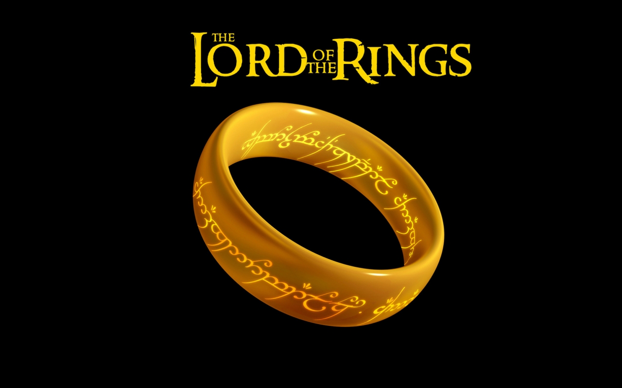 The Lord of the Rings Logo for 1280 x 800 widescreen resolution