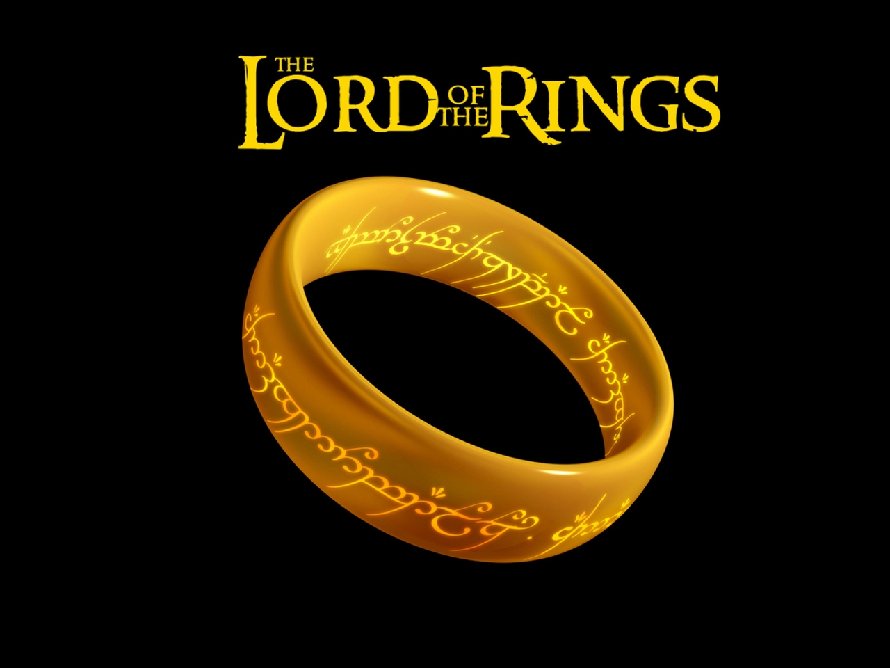 The Lord of the Rings Logo for 1280 x 960 resolution