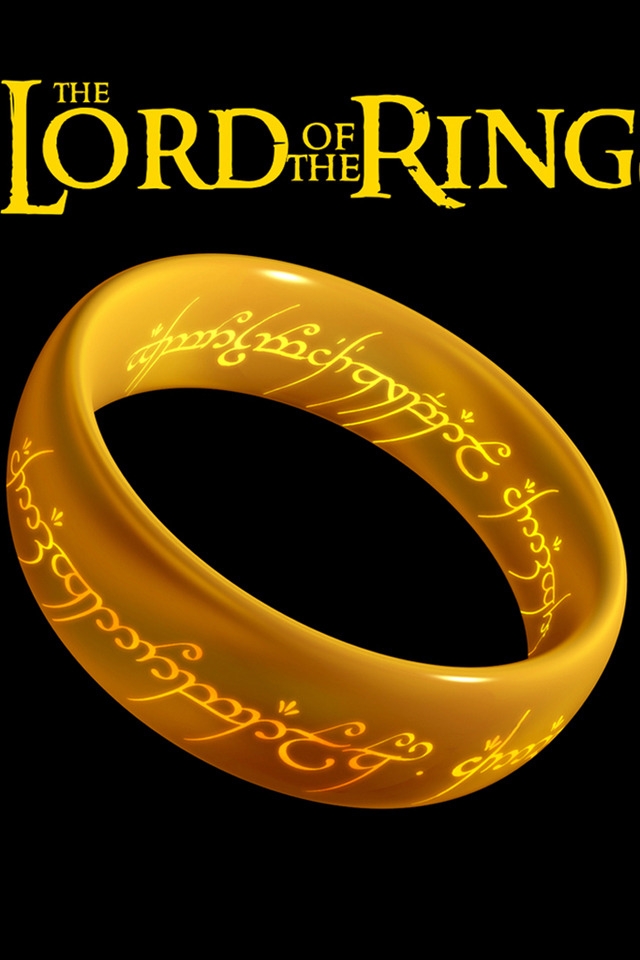 The Lord of the Rings Logo for 640 x 960 iPhone 4 resolution