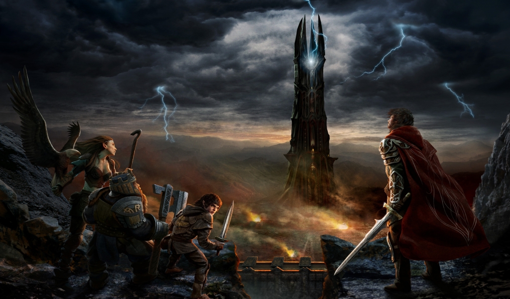 The Lord of the Rings Rise of Isengard for 1024 x 600 widescreen resolution