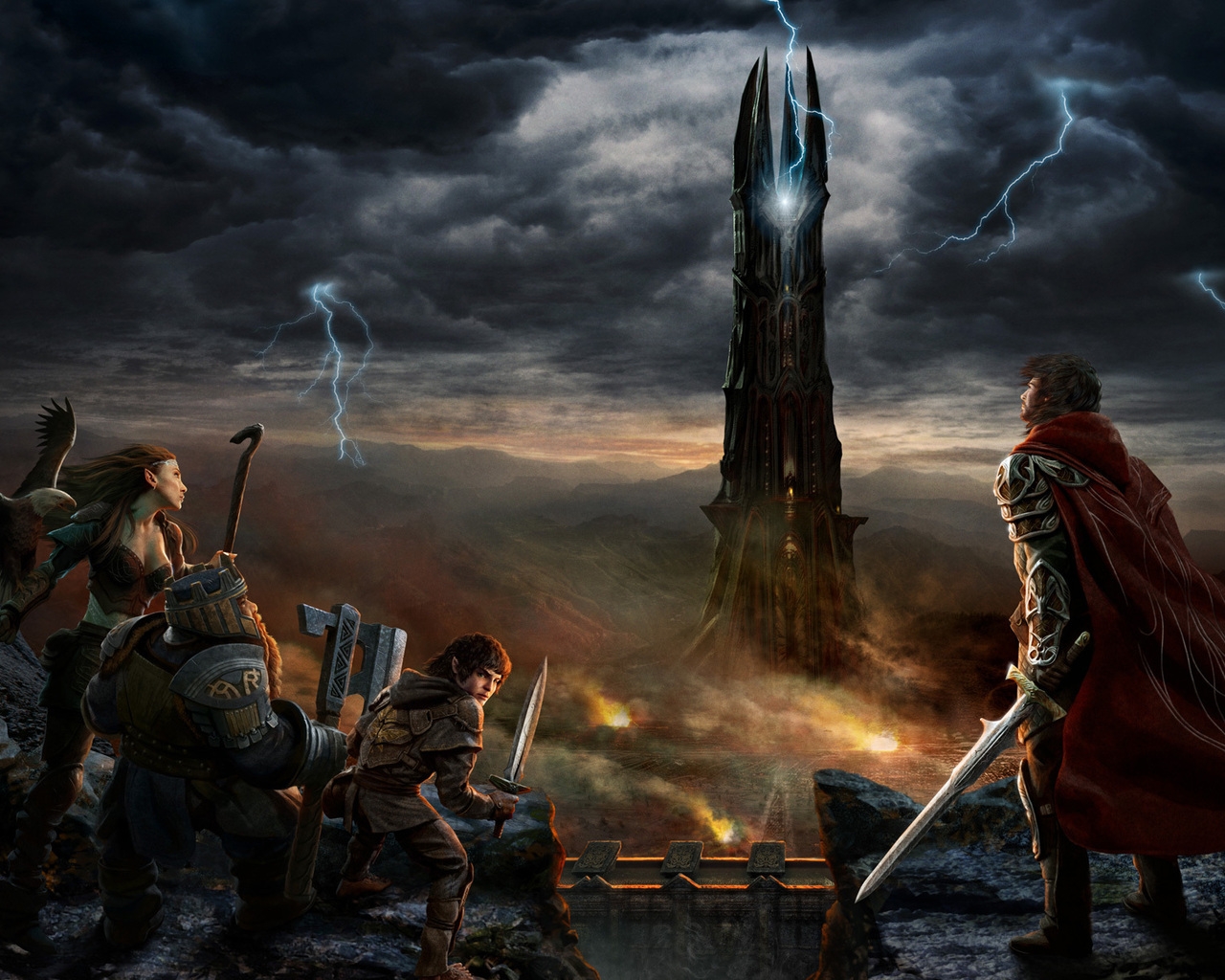 The Lord of the Rings Rise of Isengard for 1280 x 1024 resolution