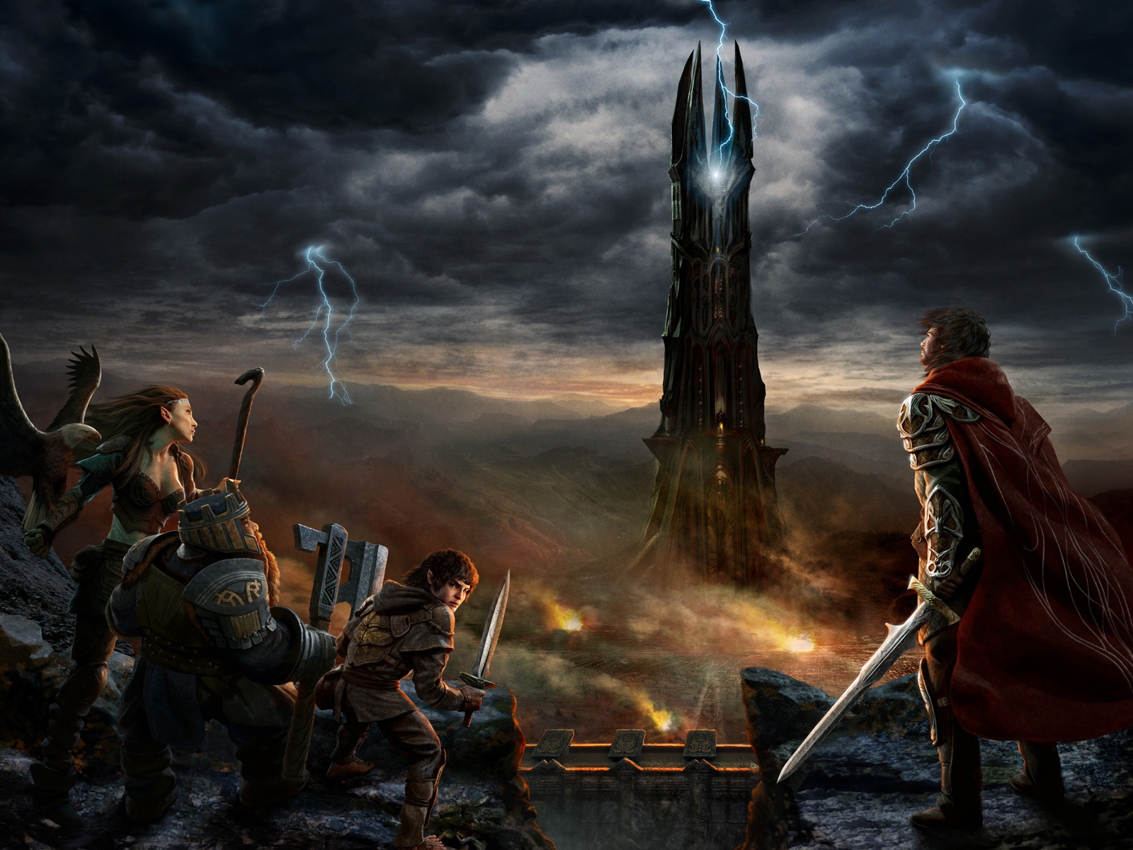 The Lord of the Rings Rise of Isengard for 1600 x 1200 resolution