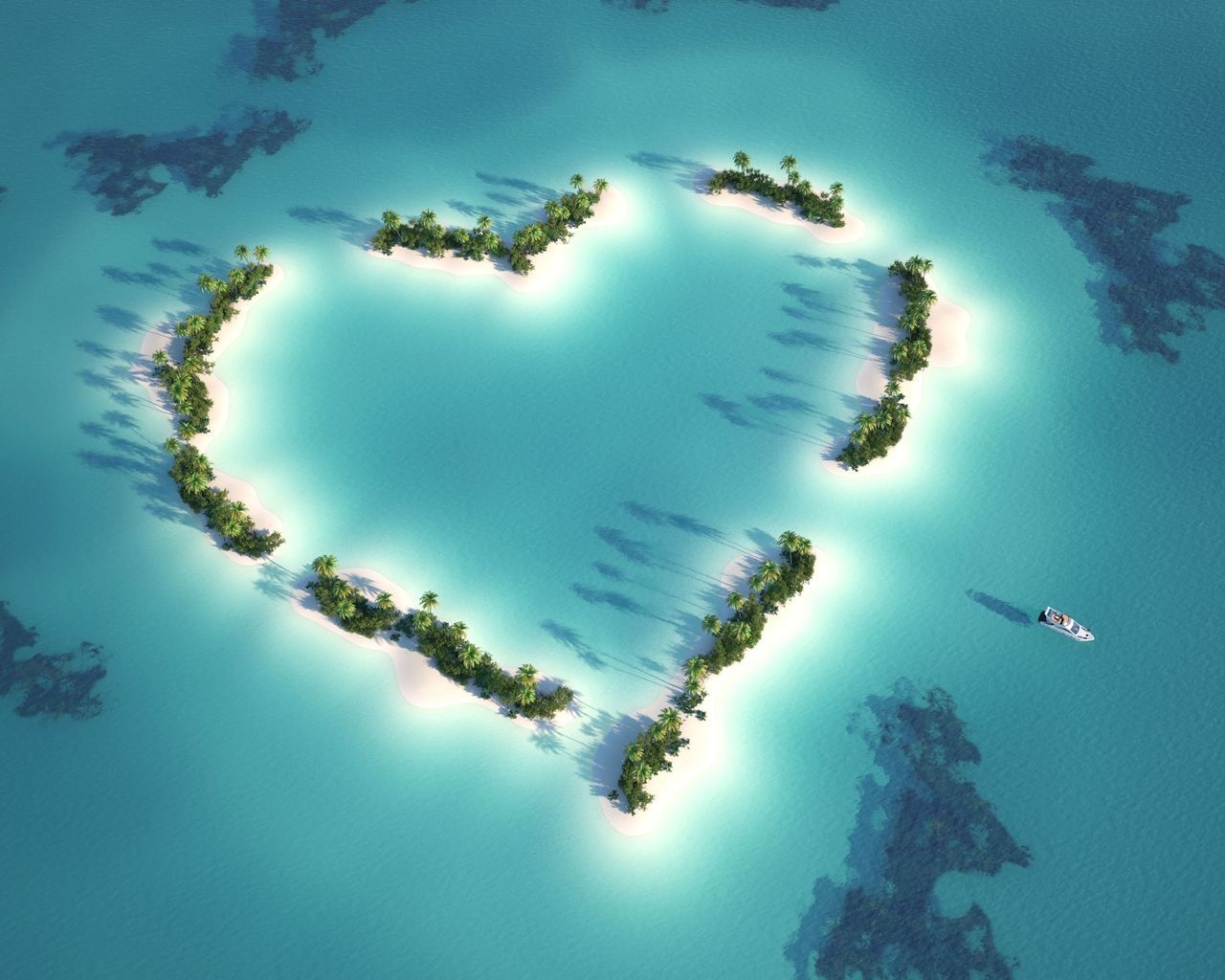 The Love Island for 1280 x 1024 resolution