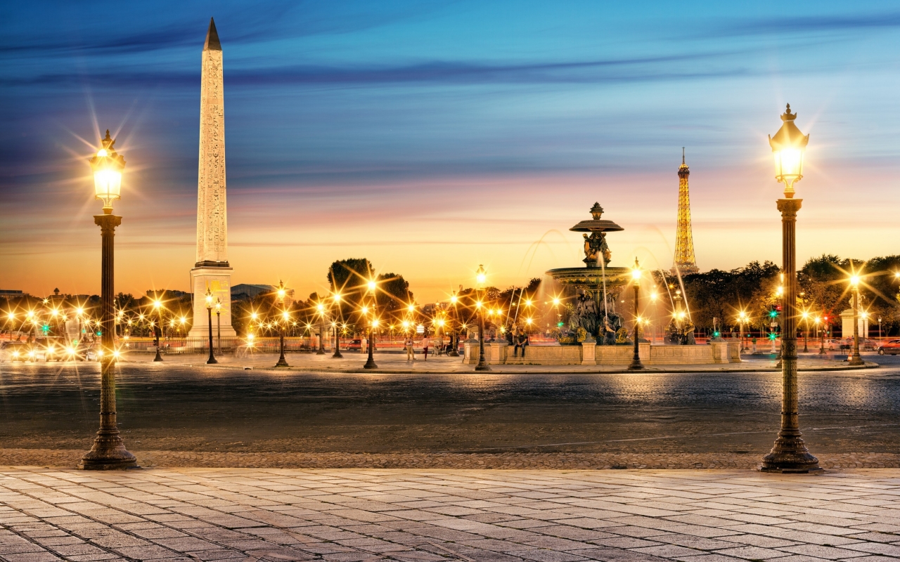 The Luxor Obelisk Paris for 1280 x 800 widescreen resolution