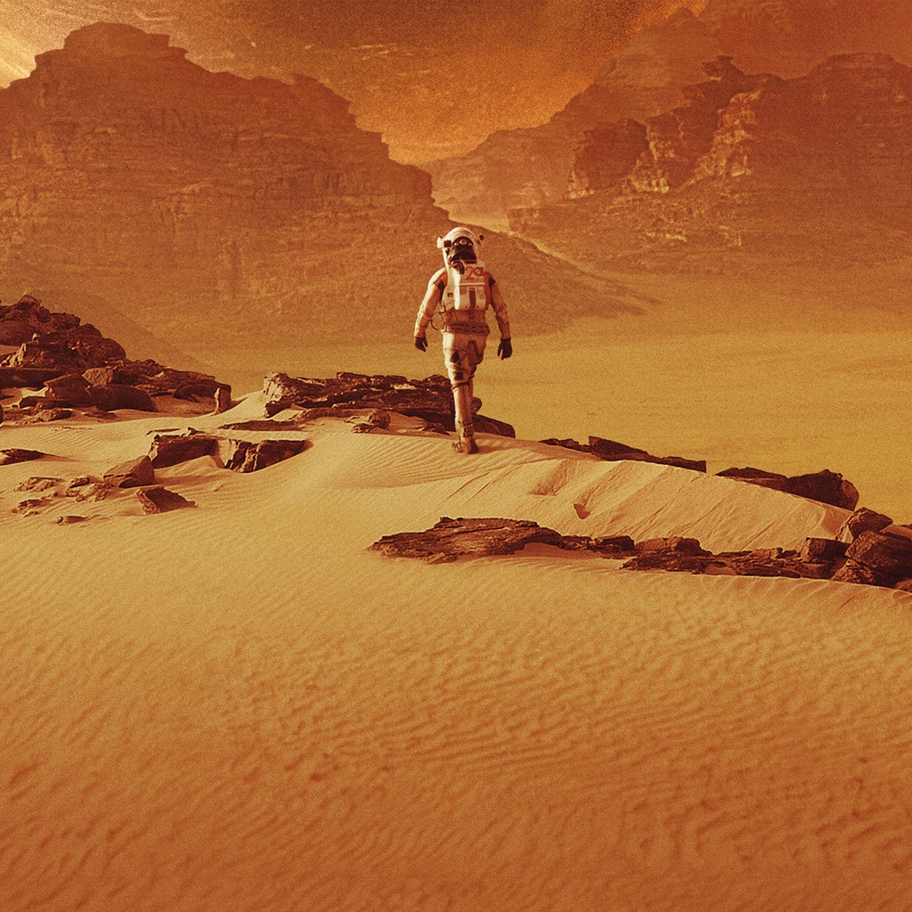 The Martian for 1024 x 1024 iPad resolution