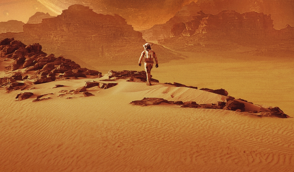 The Martian for 1024 x 600 widescreen resolution