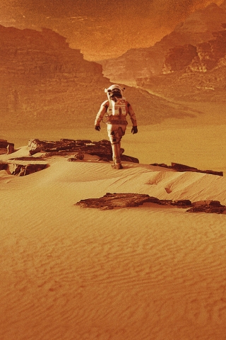 The Martian for 320 x 480 iPhone resolution