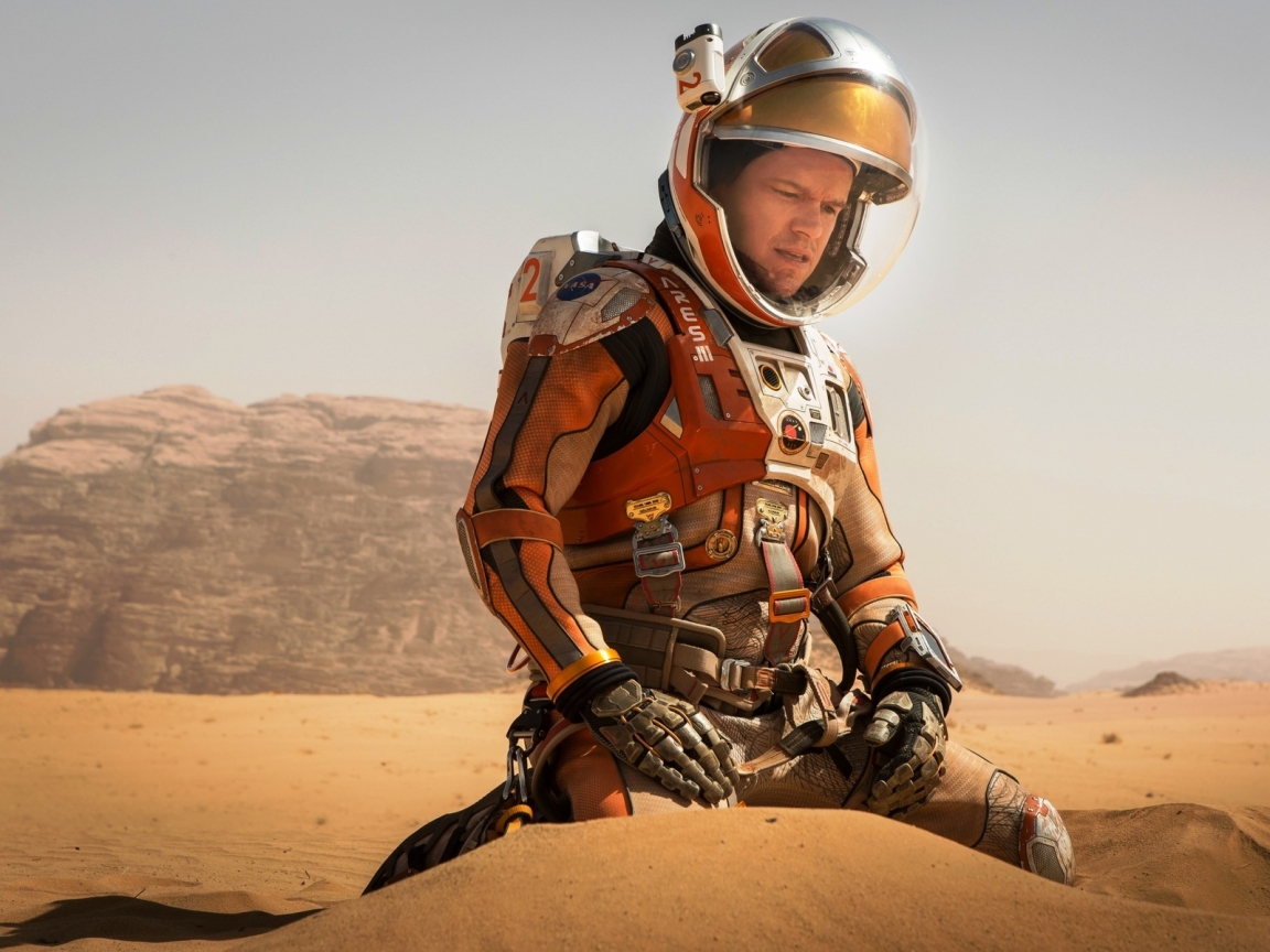 The Martian Matt Damon for 1152 x 864 resolution