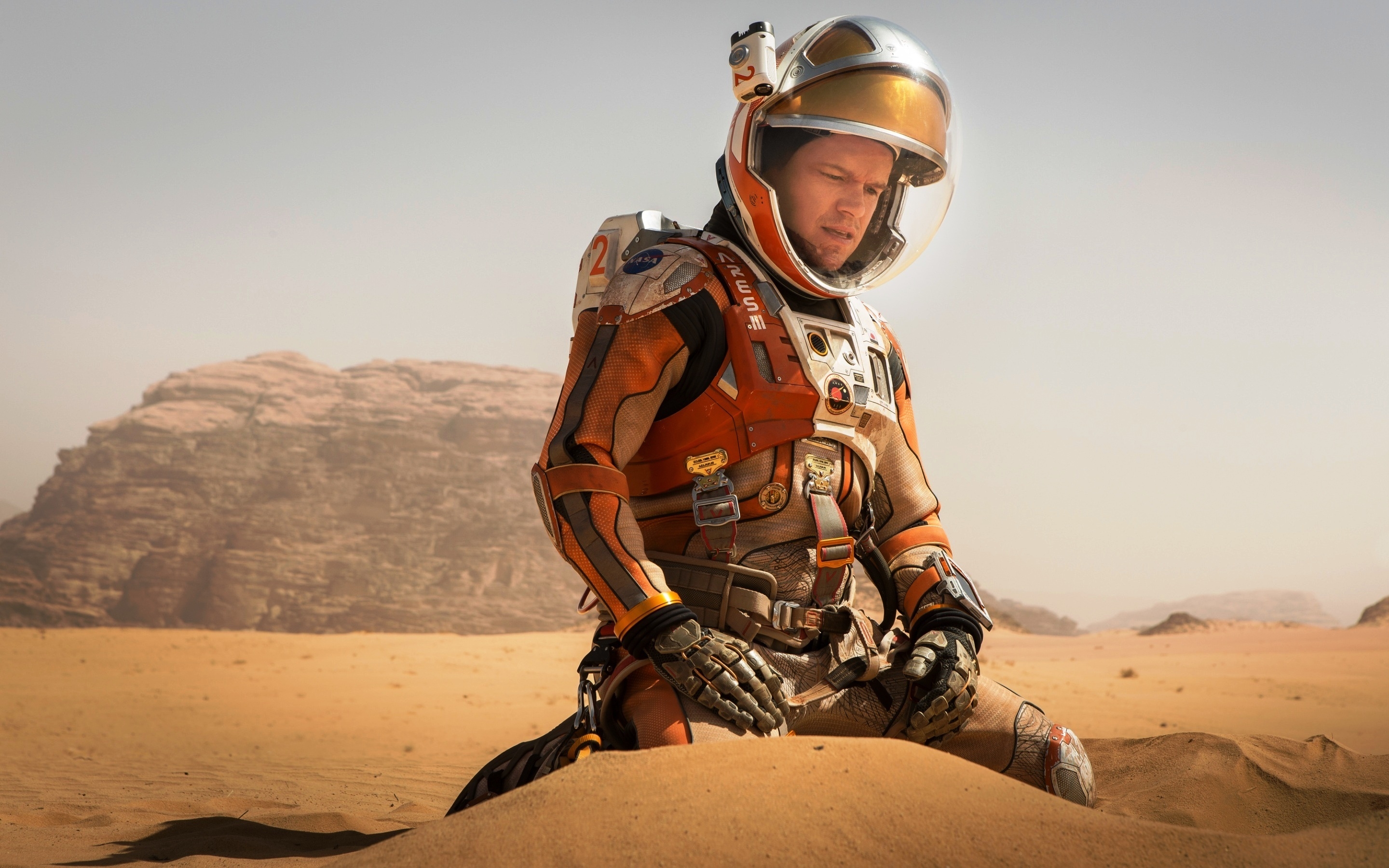 The Martian Matt Damon for 2880 x 1800 Retina Display resolution