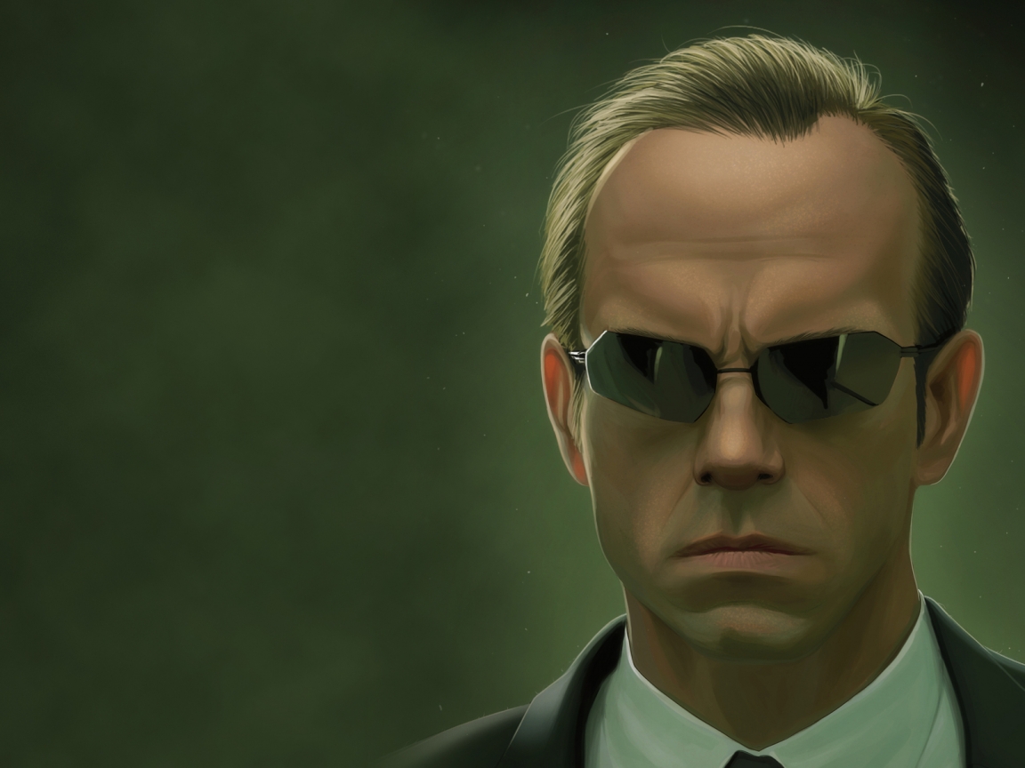 The Matrix Agent Smith for 1152 x 864 resolution