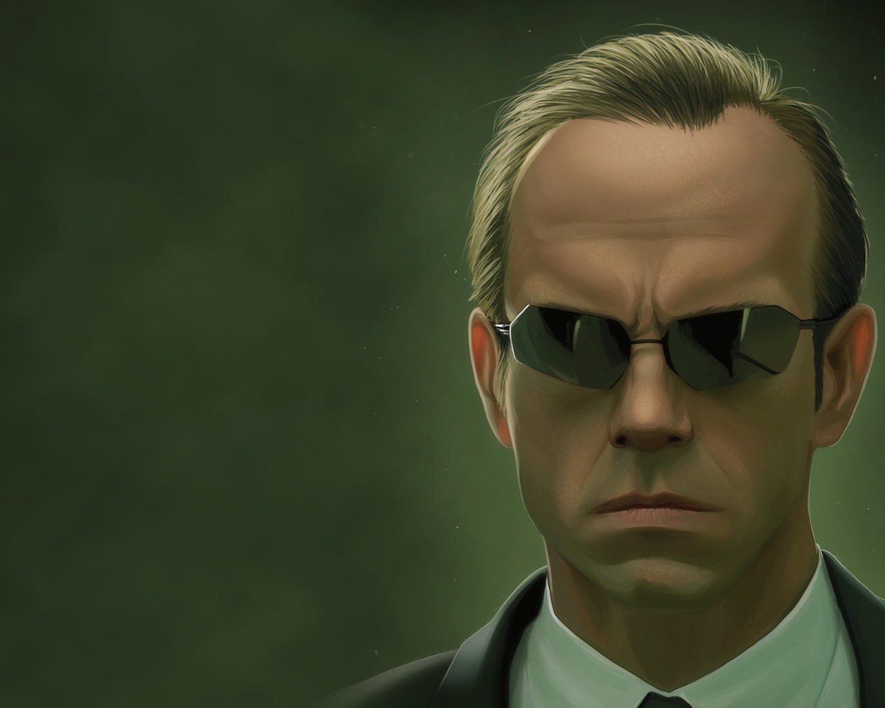 The Matrix Agent Smith for 1280 x 1024 resolution