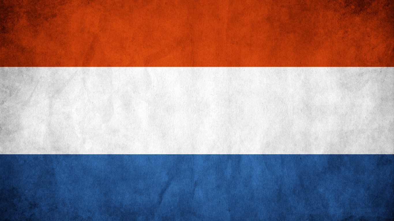 The Netherlands Flag for 1366 x 768 HDTV resolution