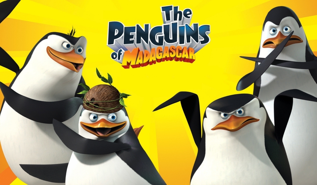 The Penguins Of Madagascar for 1024 x 600 widescreen resolution