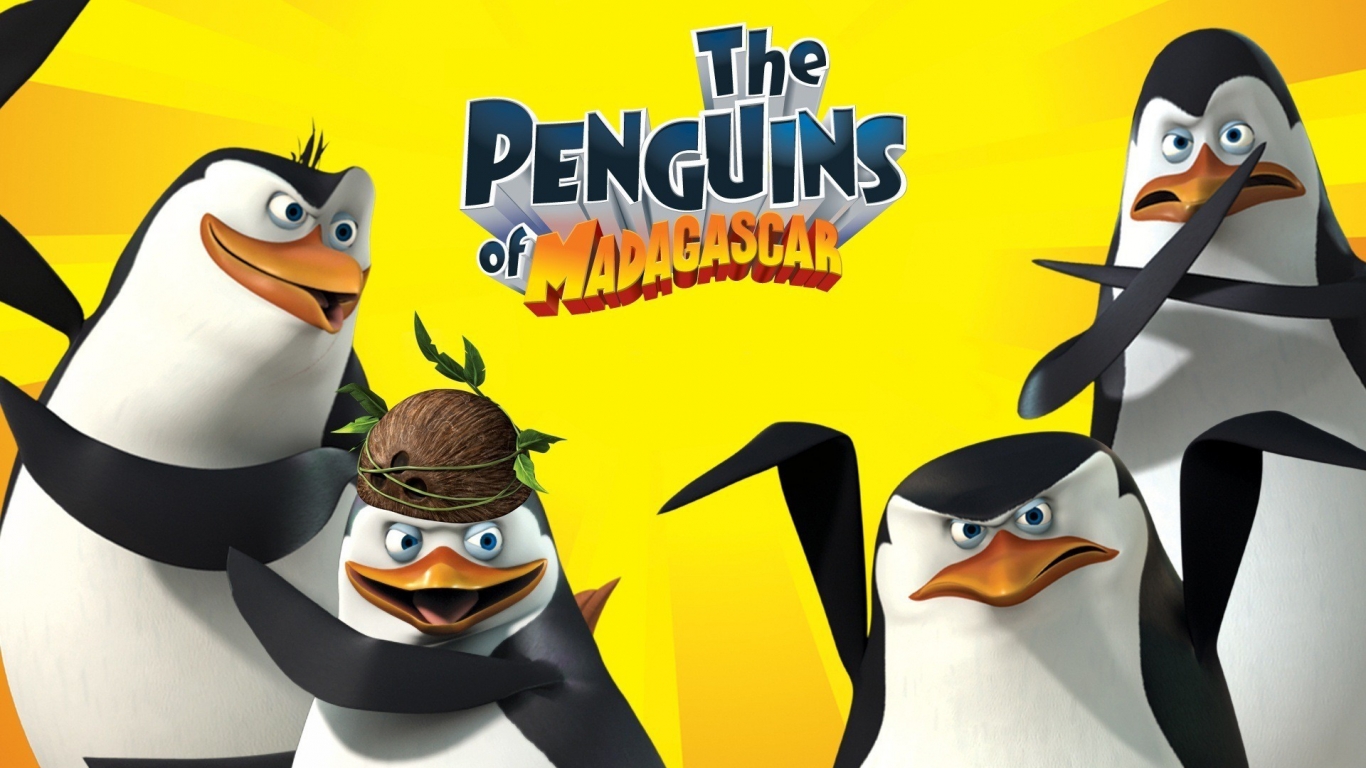 The Penguins Of Madagascar for 1366 x 768 HDTV resolution