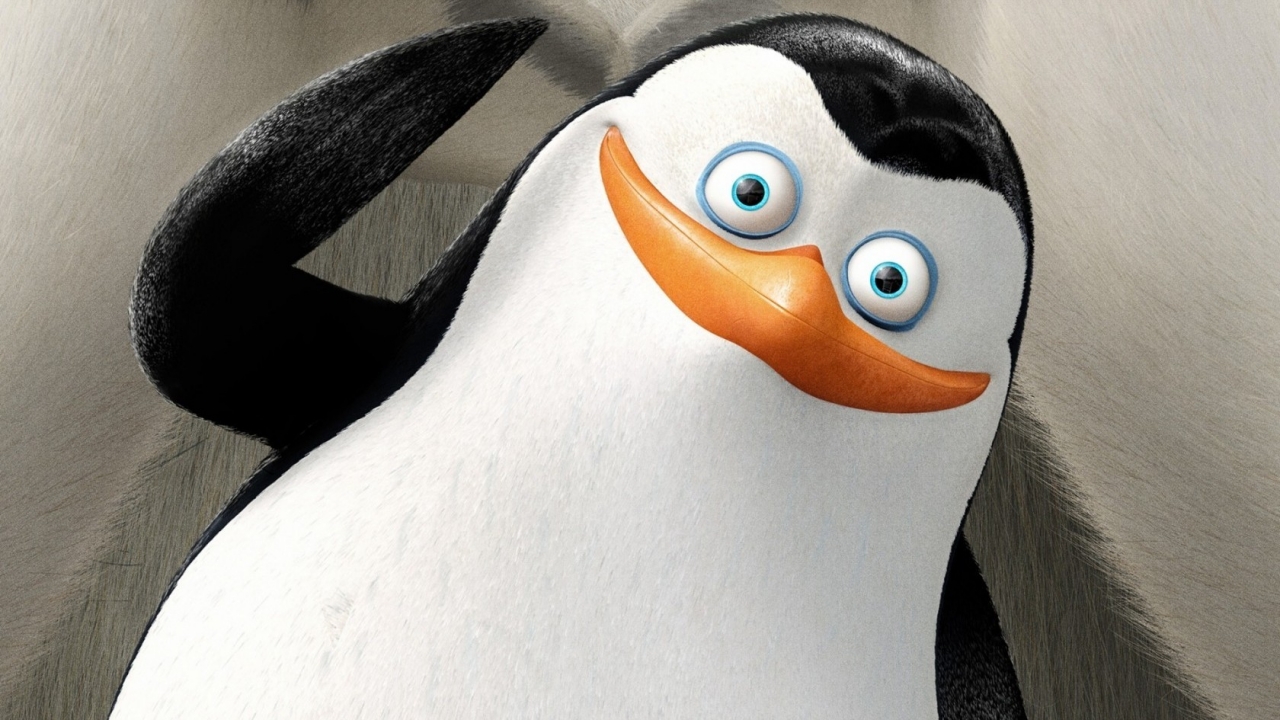 The Penguins of Madagascar Cartoon for 1280 x 720 HDTV 720p resolution